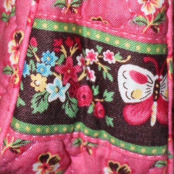Vera Bradley Pink Pansy pattern purse - Picture 8 of 8
